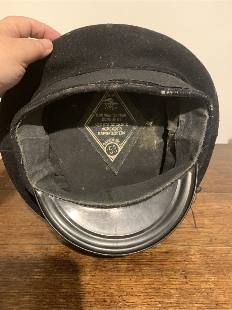 Old Russian Navy Peak Cap