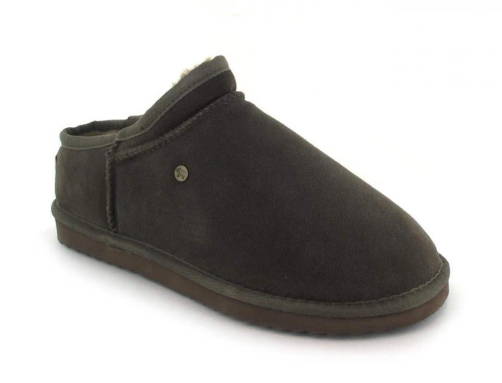 WARMBAT Slipper | Men Suede Conner, Pebble