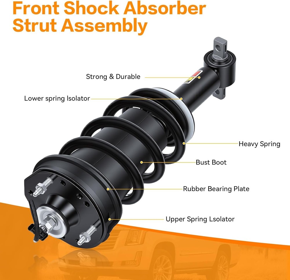 2Pcs Front Shock Absorber Struts Assembly Air 1 Pair Front Struts 84176631