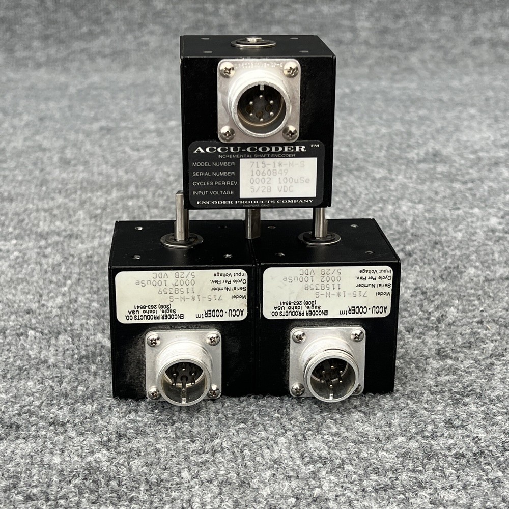 Accu-Codder 715-1*-N-S Incremental Shaft Encoder Used
