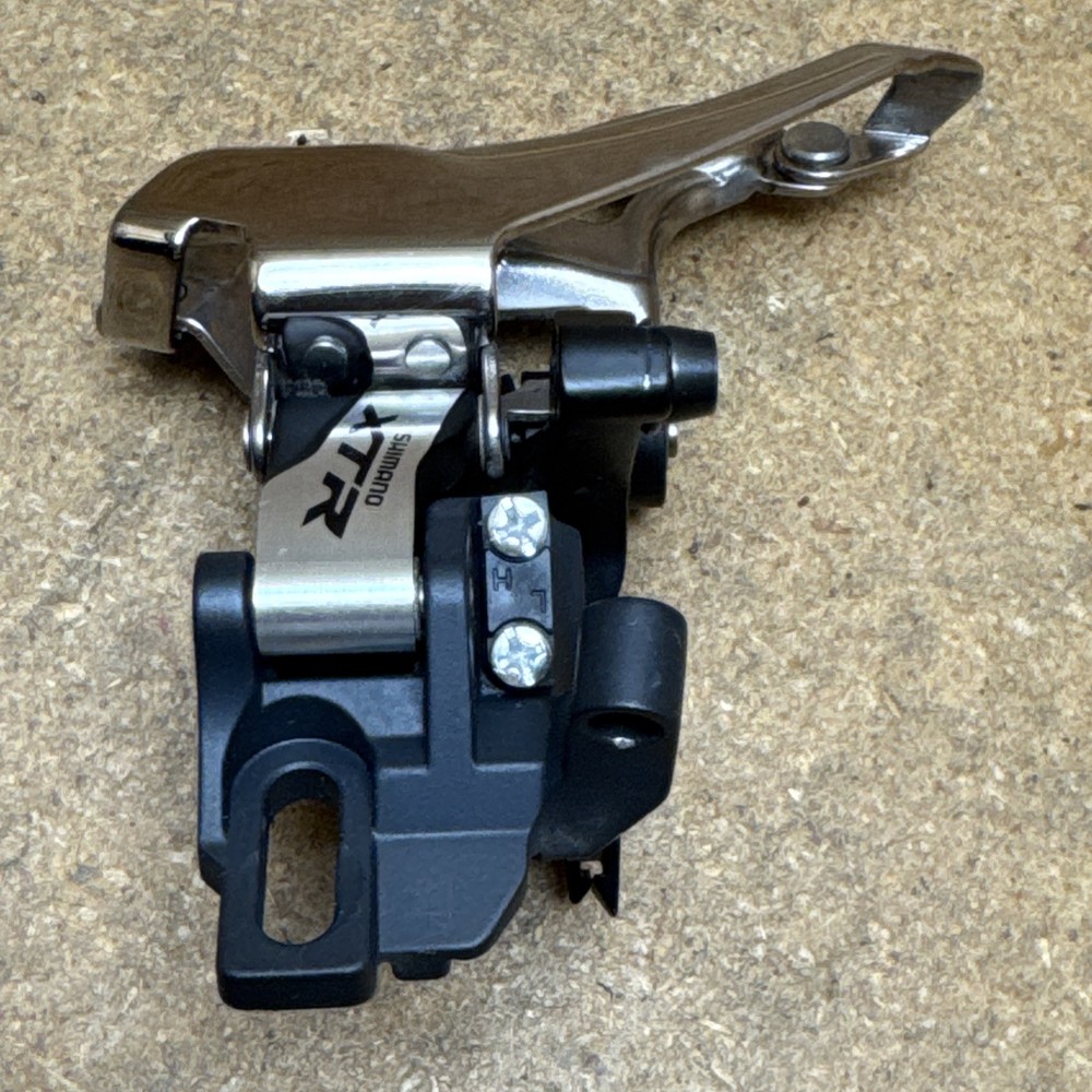 Shimano XTR FD-M986 Double Front Derailleur Direct Mount Dual Pull 2 x 10 Speed