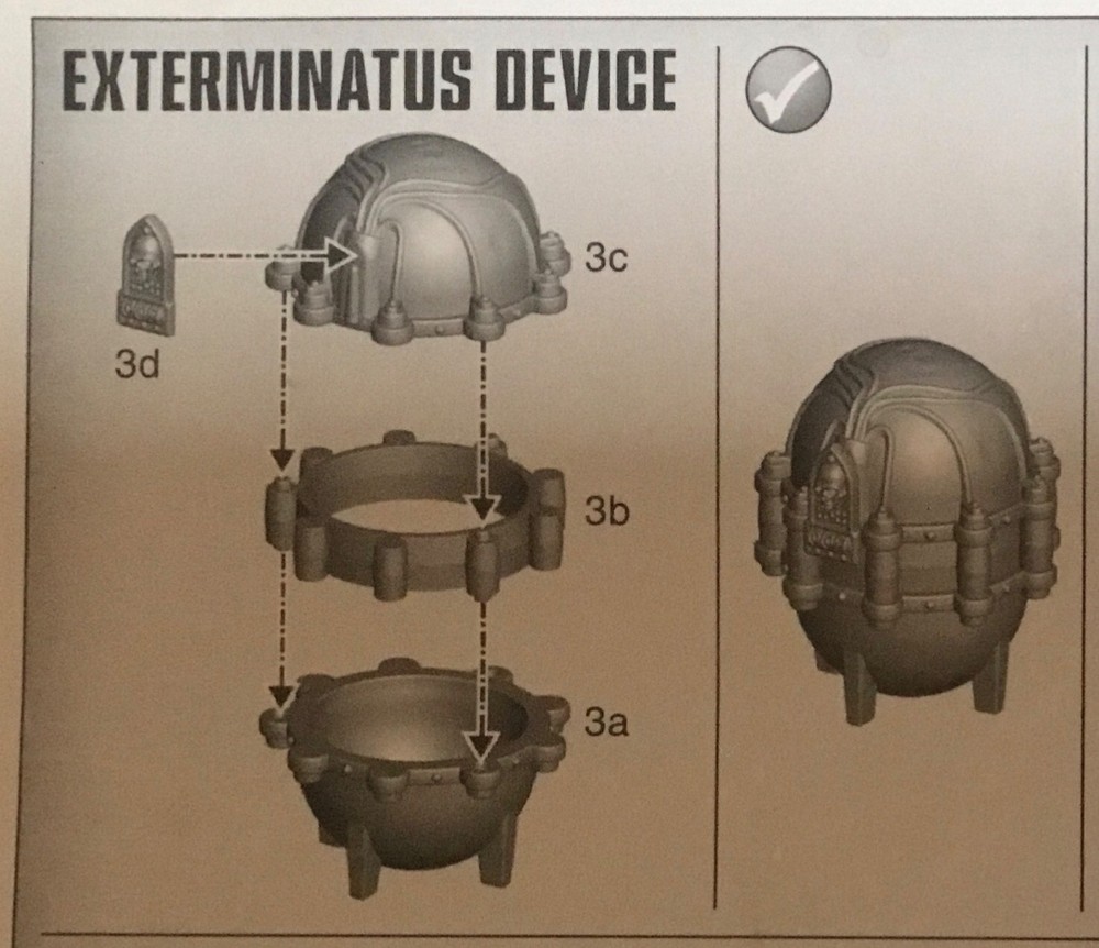 Warhammer 40k Sector Imperialis Objectives Exterminatus Device