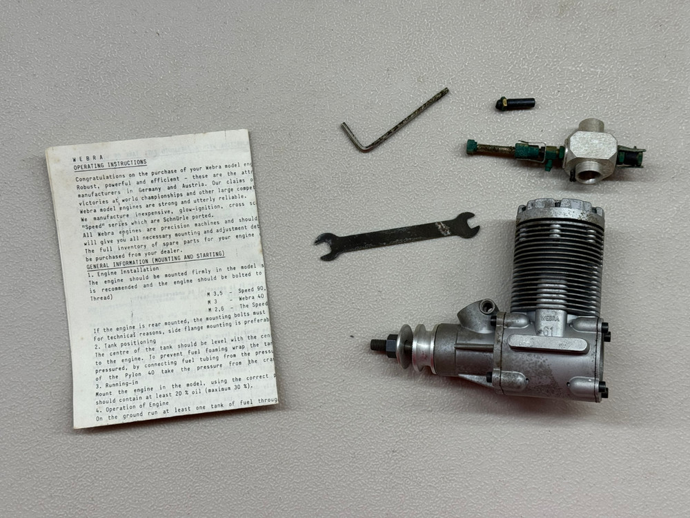 Webra Speed 61 RC Airplane Engine