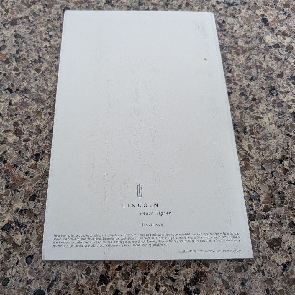 2008 LINCOLN MKX FULL LINE BROCHURE