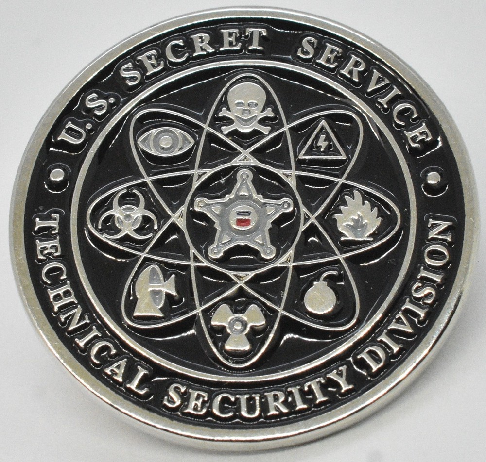 Secret Service TSD Technical Security Division Lapel Pin