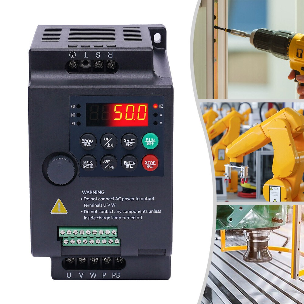 3hp 2.2kw Vfd Variable Frequency Drive Inverter Converter Motor 3 Phase Output