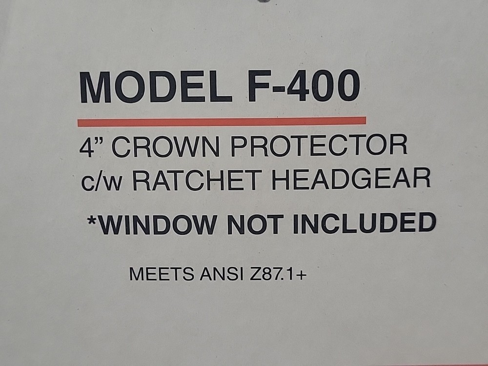 f-400 high performance face shield ppe ratcheting headgear Eye Protection