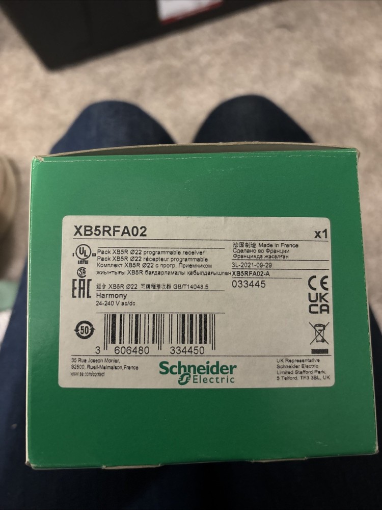 Schneider Wireless Transmitter for Batteryless Push Button