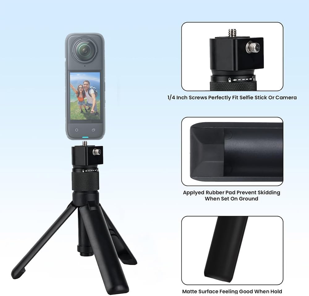 Bullet Time Handle Tripod Multi-Functional Tabletop Fold for Black