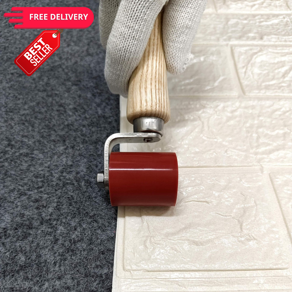 Welding Handheld Roller,4cm Silicone Seam Roller, Smoothing Roller Tool...