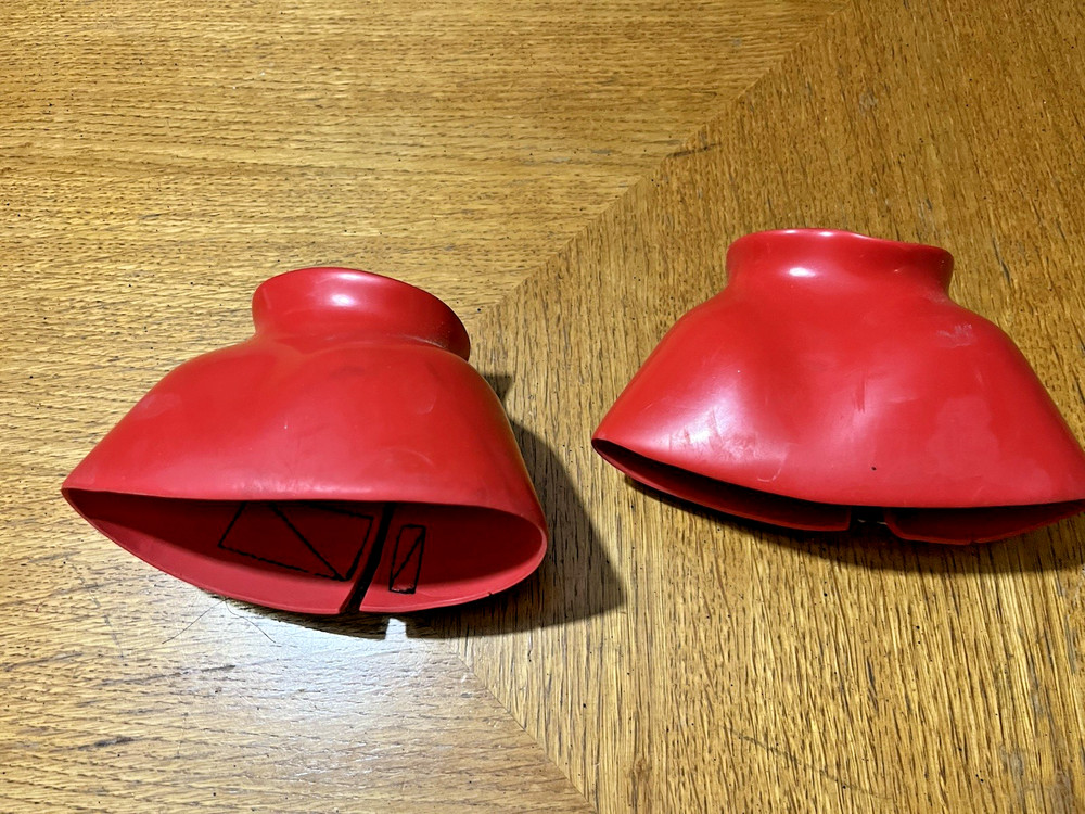 DAVIS RUBBER BELL BOOTS - Red Small