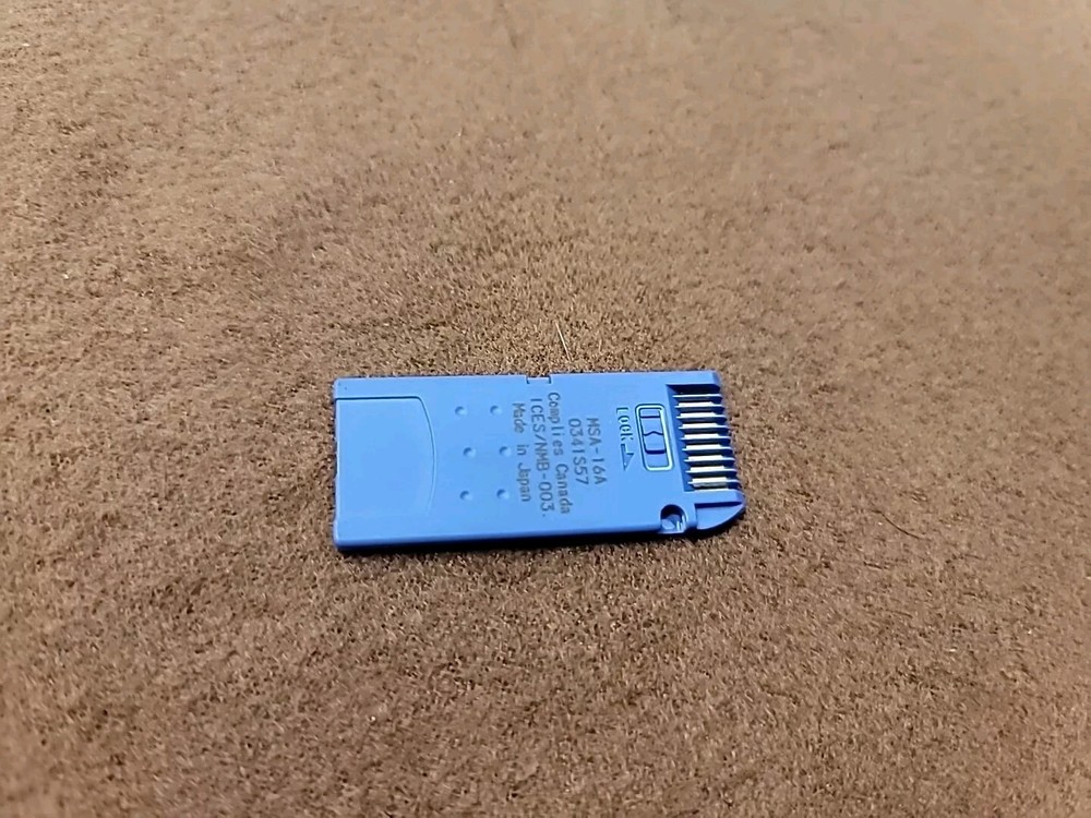 SONY MSA-16A model 16MB Memory Stick NON-PRO AUTHENTIC (GOOD)