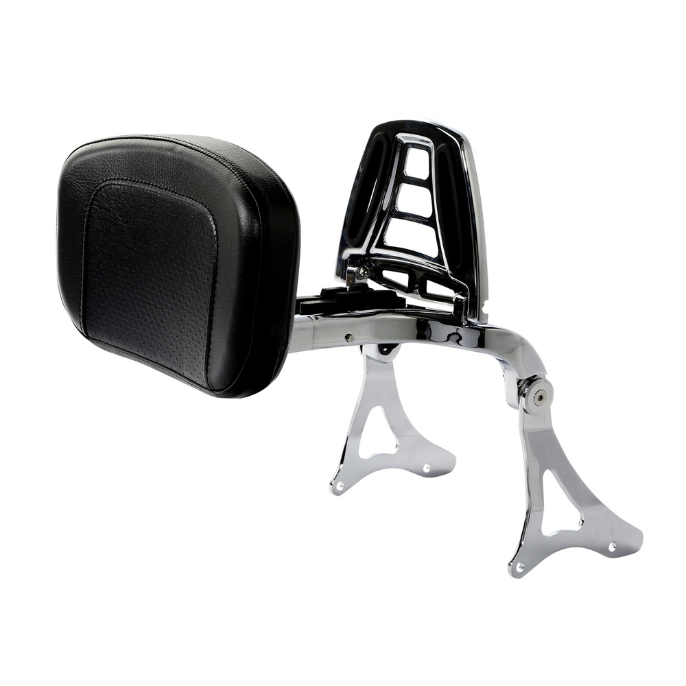 Adjustable Driver Passenger Backrest Fit For Harley Electra Glide 2014-24 Chrome