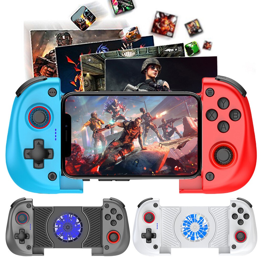 For X3 Mobile Phone Gamepad BT-Compatible Wireless Controller Extendable Gamepad