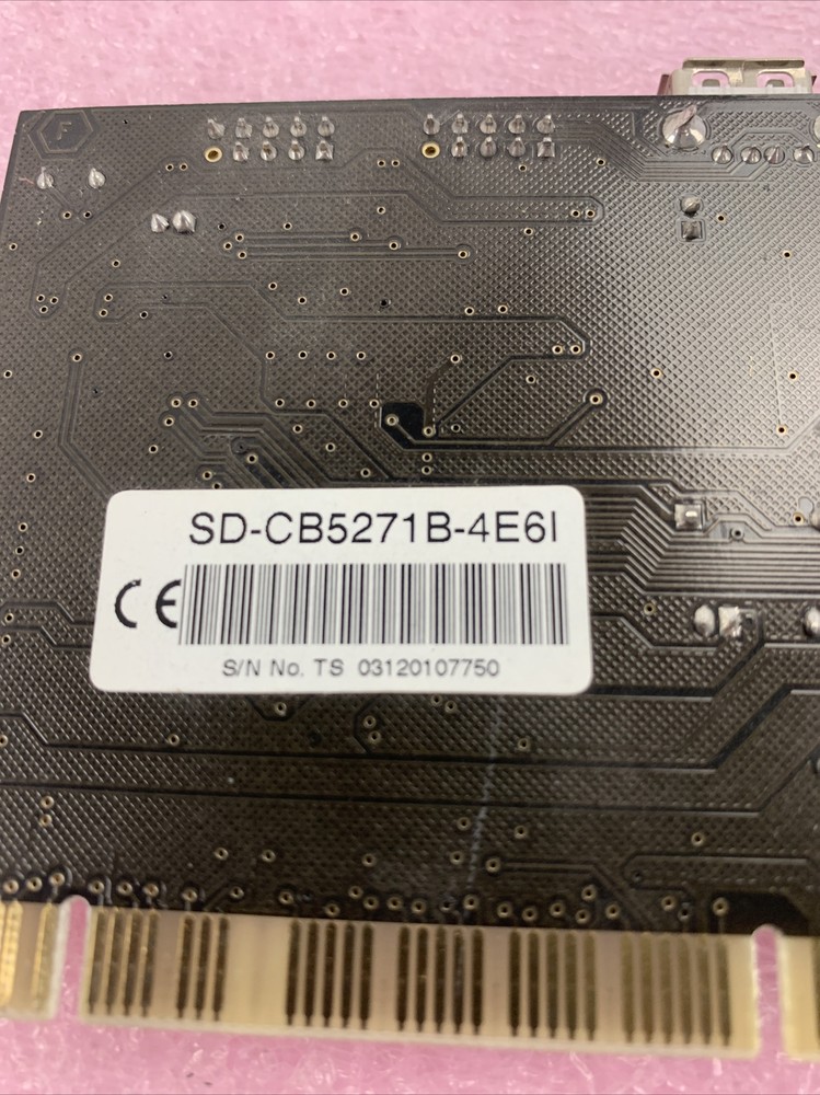 SYBA M5271COMBO USB 2.0 Firewire Combo Controller Card