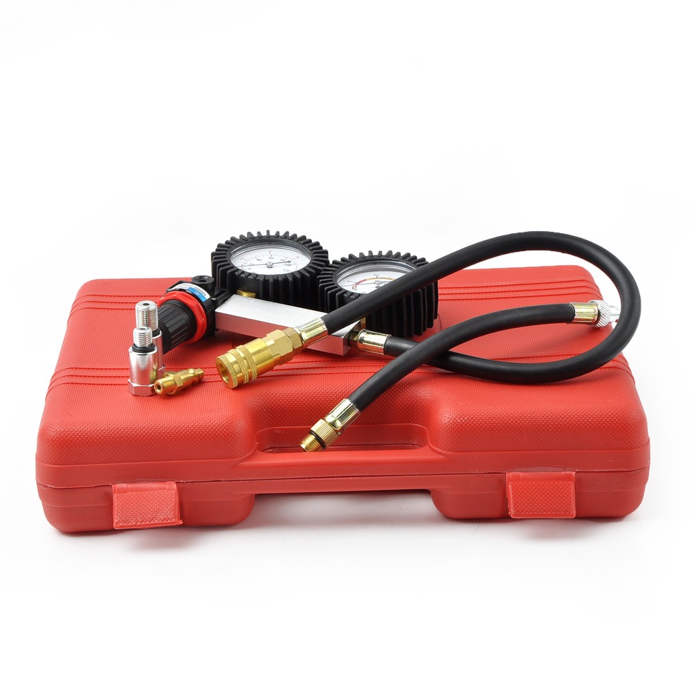 Cylinder Leak-Down Tester Leakage Leak Detector Engine Compression Tester Gauges