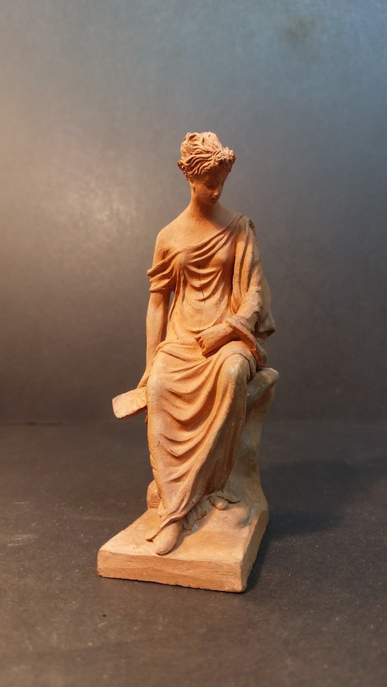 Tanagra Statue Terracotta