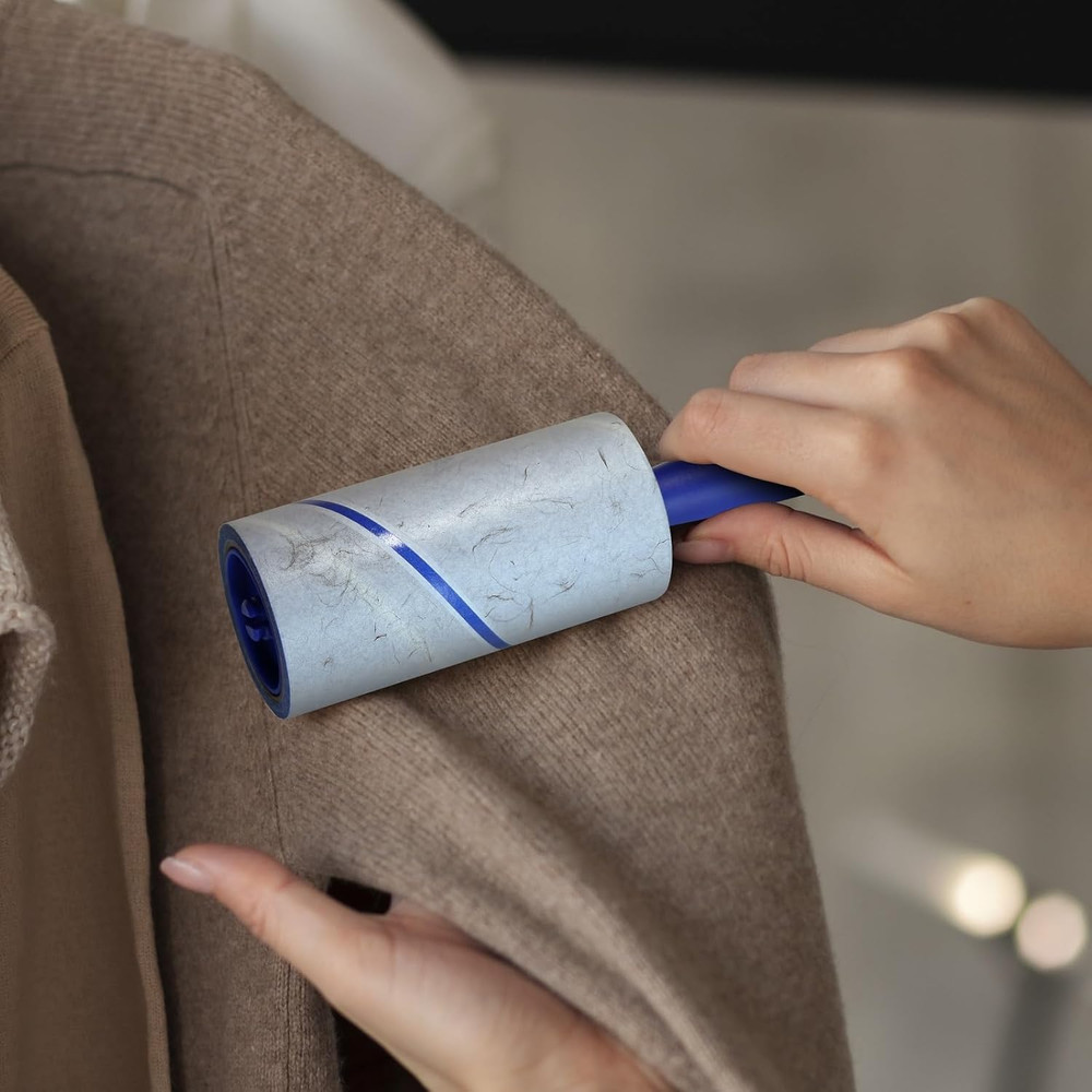 1200 Sheets Lint Roller with 6 Upgraded Handles (6 Rollers + 6 Refill), Mage Val