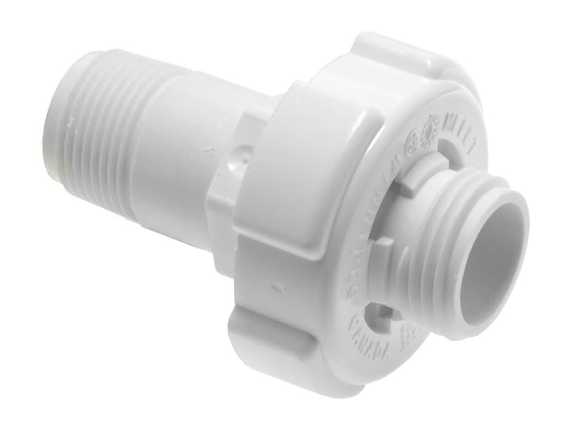 Round Plastic (Poly) Drain Valve - Universal Fitment (3" X 3/4")