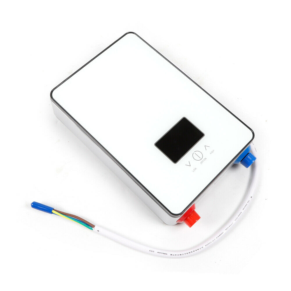 110V Whole House Electric Tankless Instant Water Heater With Shower Head 4500W