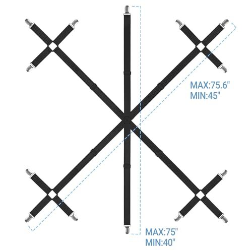 Bed Sheet Holder Straps, Adjustable Elastic Fastener Keep Sheets Firm & Tight