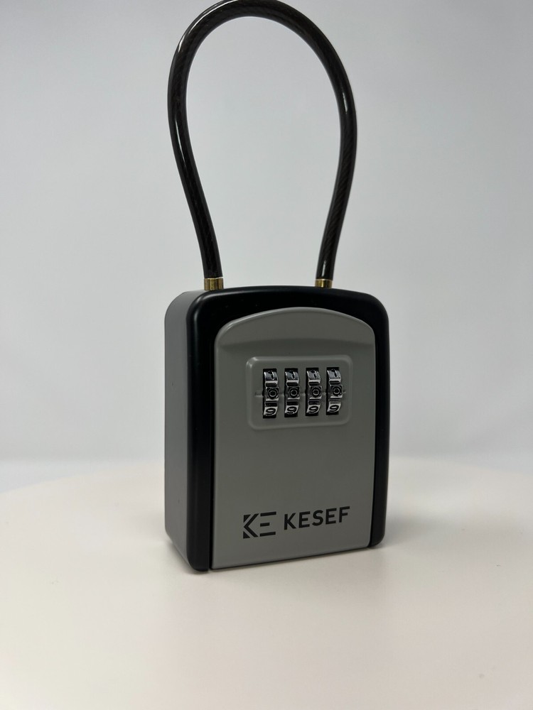 Lockbox with flexible latch