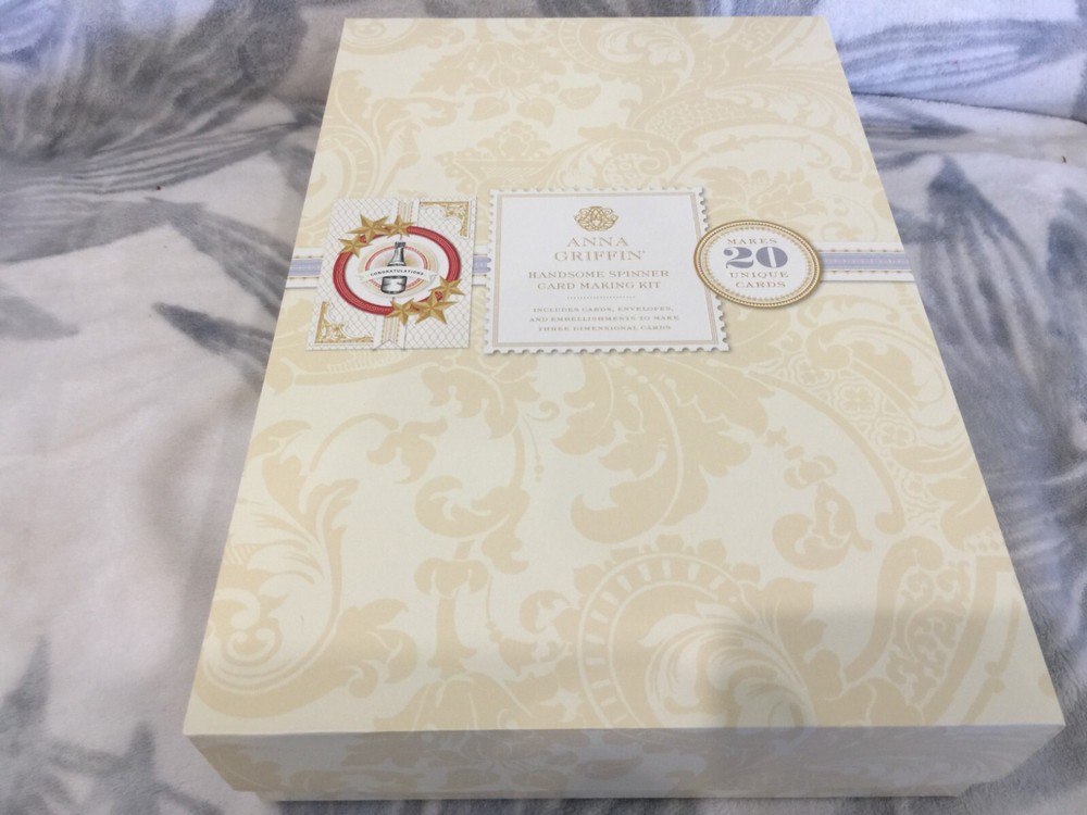 Anna Griffin Handsome Spinner Card Making Kit Make 20 custom 3D cards for him
