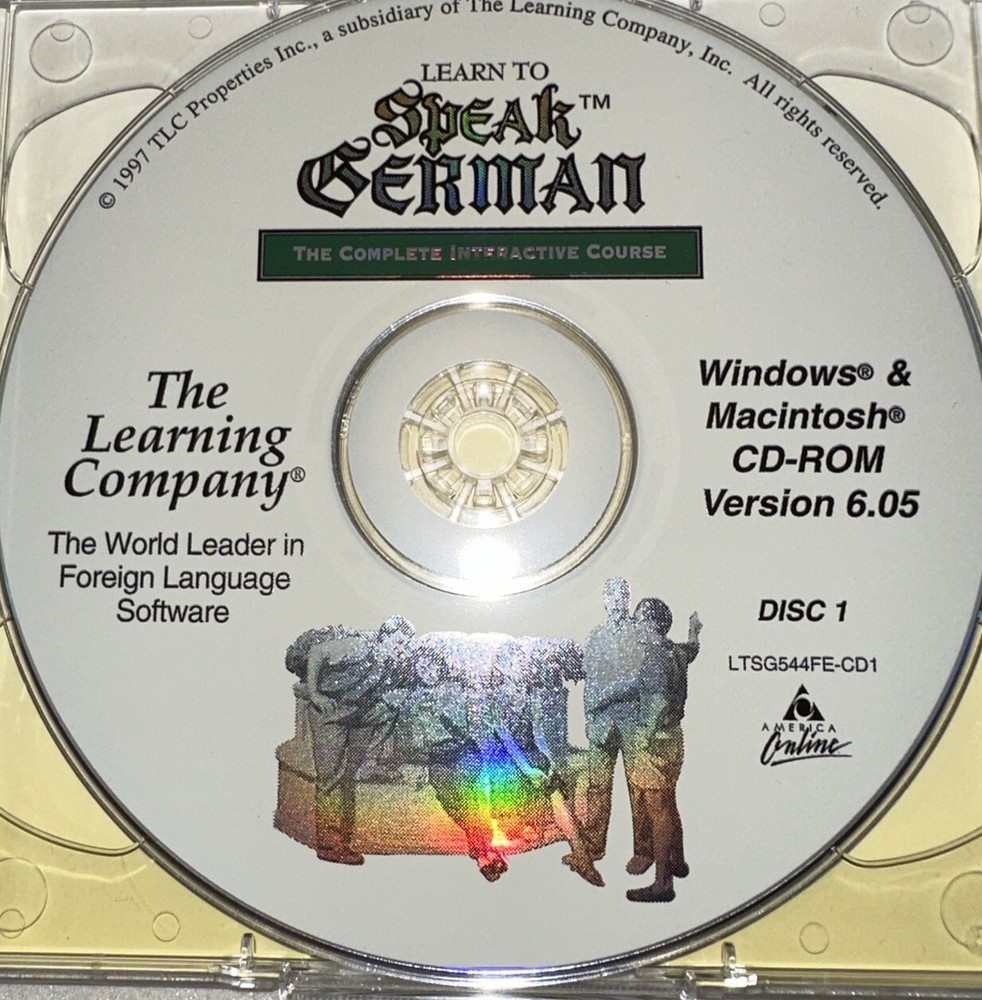 Learn to speak GERMAN - THE COMPLETE INTERACTIVE COURSE Version 6.0 WINDOWS PC