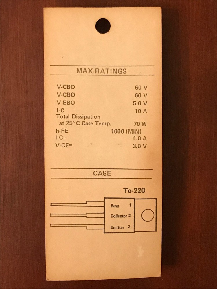 Calectro NPN Silicon Transistor J4-1660 (NOS) GC Electronics