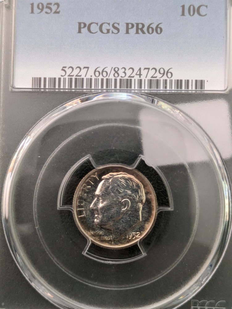1952 Roosevelt Dime PCGS PR66 Proof 10C