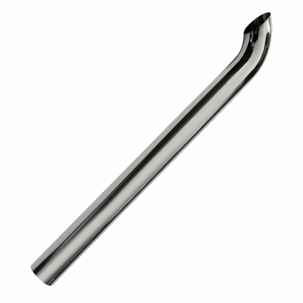 BOZZ Stack Pipe 4" × 60" Od Chrome Curved