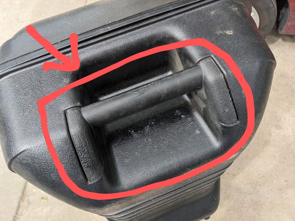 HANDLE ONLY part for Golf Guard Golf Case Replace Fix Repair w Screw Replacement