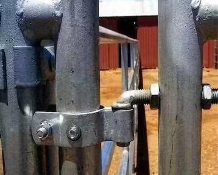 J-Bolt Post Hinge 6" Long with 5/8" Hinge Pin Galvanized - Includes Washers