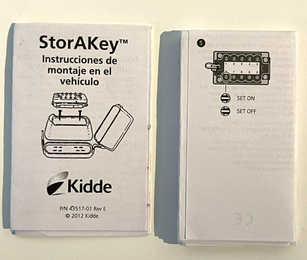 KIDDE 1324 Lock Box,Surface Mount,2 Keys