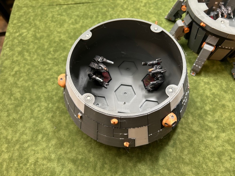 Mech Scale Behemot Class Drop Ship With Storage | Unpainted 1/285 or 6mm scale