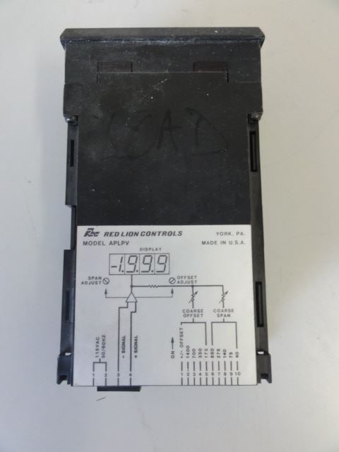 (3) Red Lion Controls APLPV Process Voltmeters