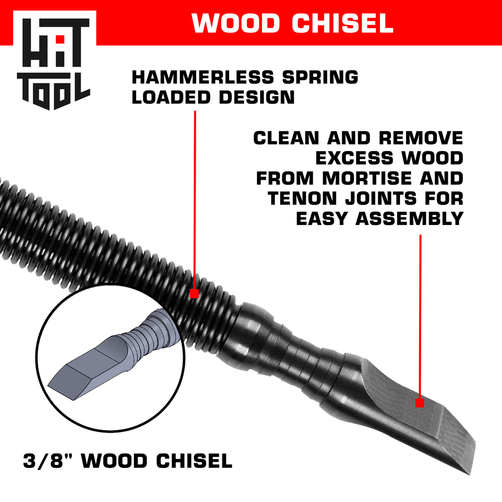 HIT Tool Wood Chisel Hammerless Spring Tool