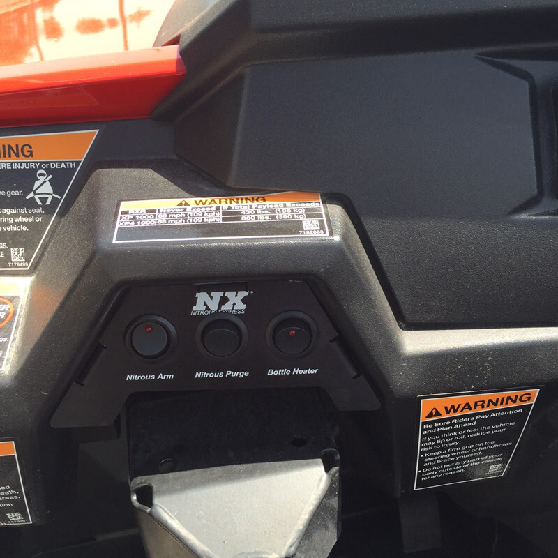 15810 Nitrous Express Custom Switch Panel, RZR 2015-Up