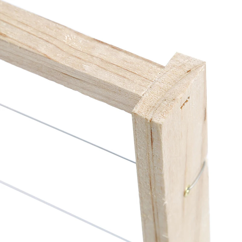4pcs Wooden Bee Hive Frame Bee Honeycomb Foundation Framework Beekeeping Frame
