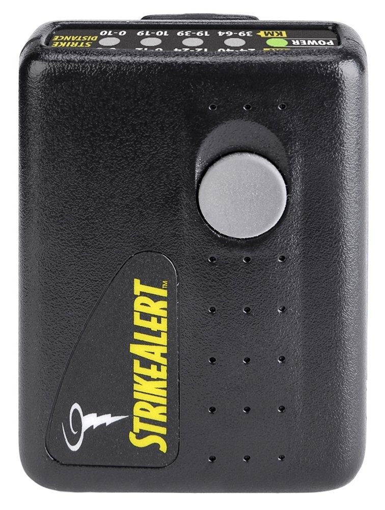 DEFECTIVE Robic Strike Alert Personal Lightning Detector Black G3D