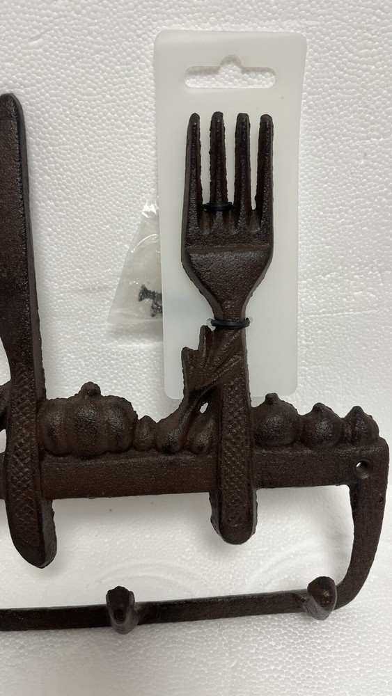 Cast Iron Kitchen Hanger - Fork, Knife, Spoon