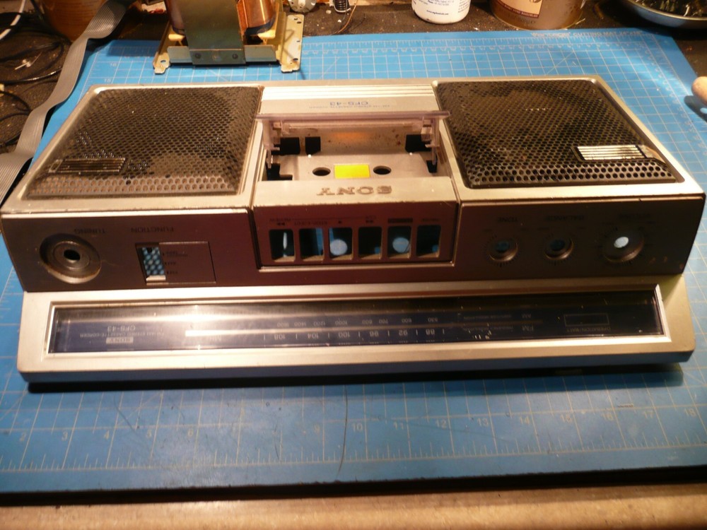 Sony CFS-43 Boombox Replacement Parts Front Face Panel