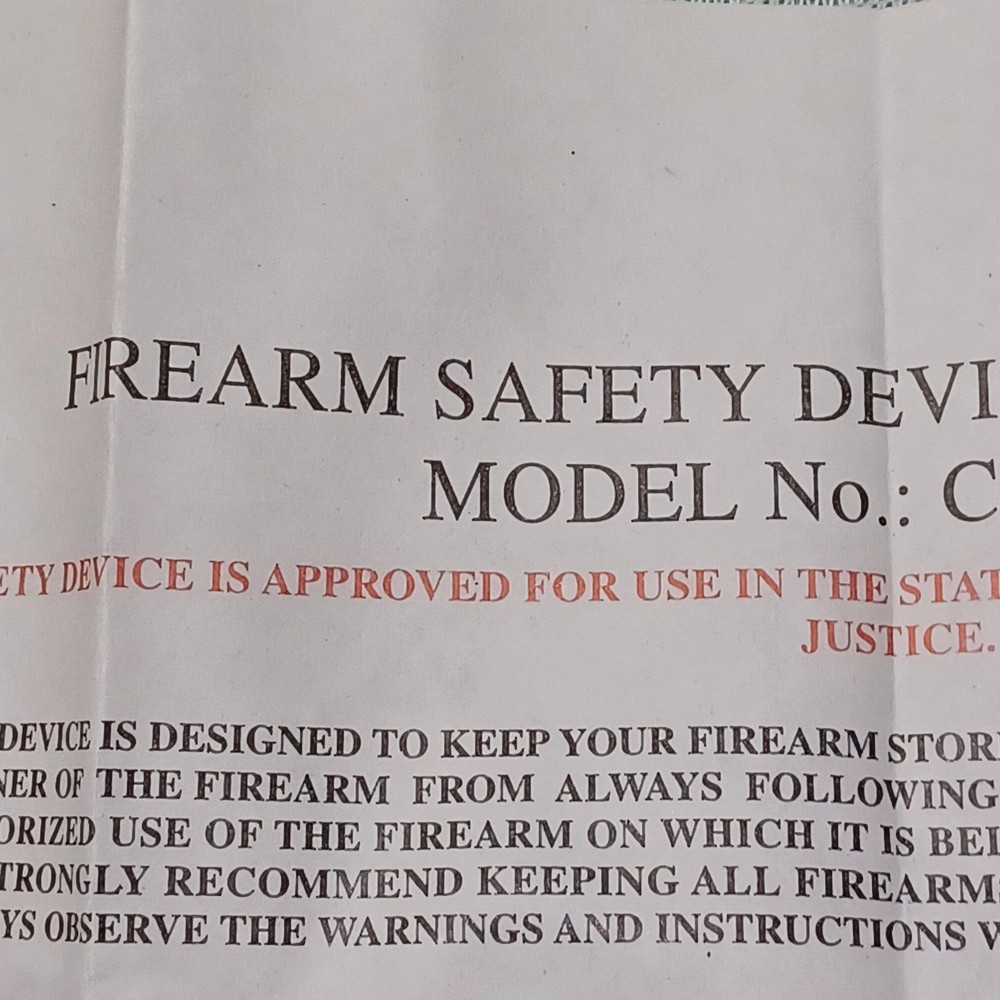 USGI Dac Tchnologies Cable Gun Lock Model CL351 "S"