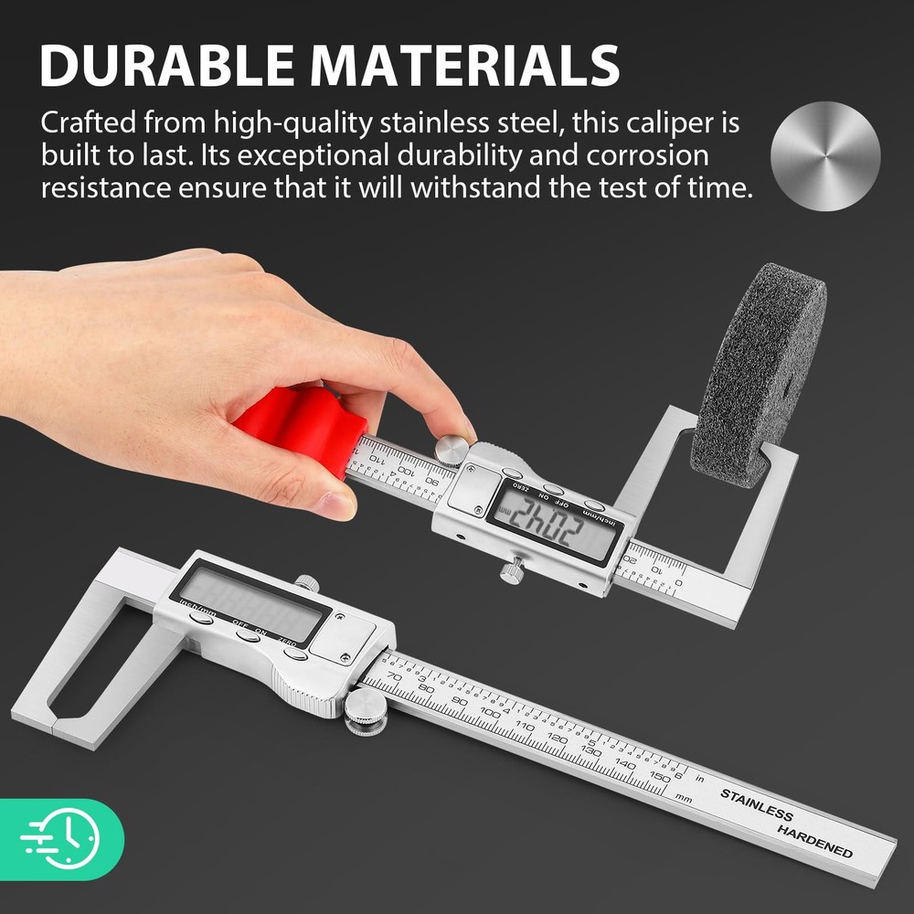 Digtal Caliper Disc Brake Rotor Micrometer Digital Caliper Measuring Tool for...