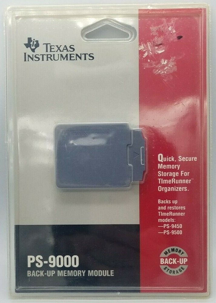 Texas Instruments PS-9000 Back-Up Memory Module For TimeRunner Organizers