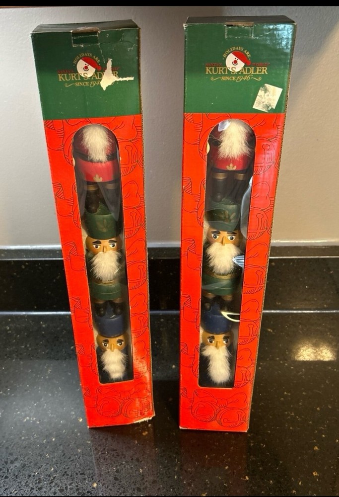 Kurt Adler 16-Inch Stacked Nutcrackers Tower