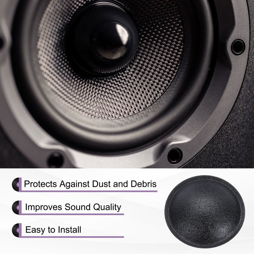 2 Pcs Speaker Dust Cap 65mm/2.5" Outer Diameter Oiled Cloth Cap