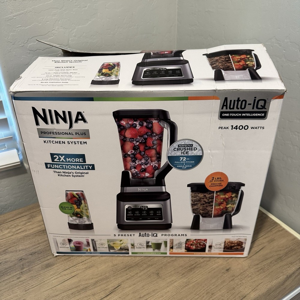 Ninja Professional Plus Kitchen System Auto IQ 1 Touch Intelligence BN800