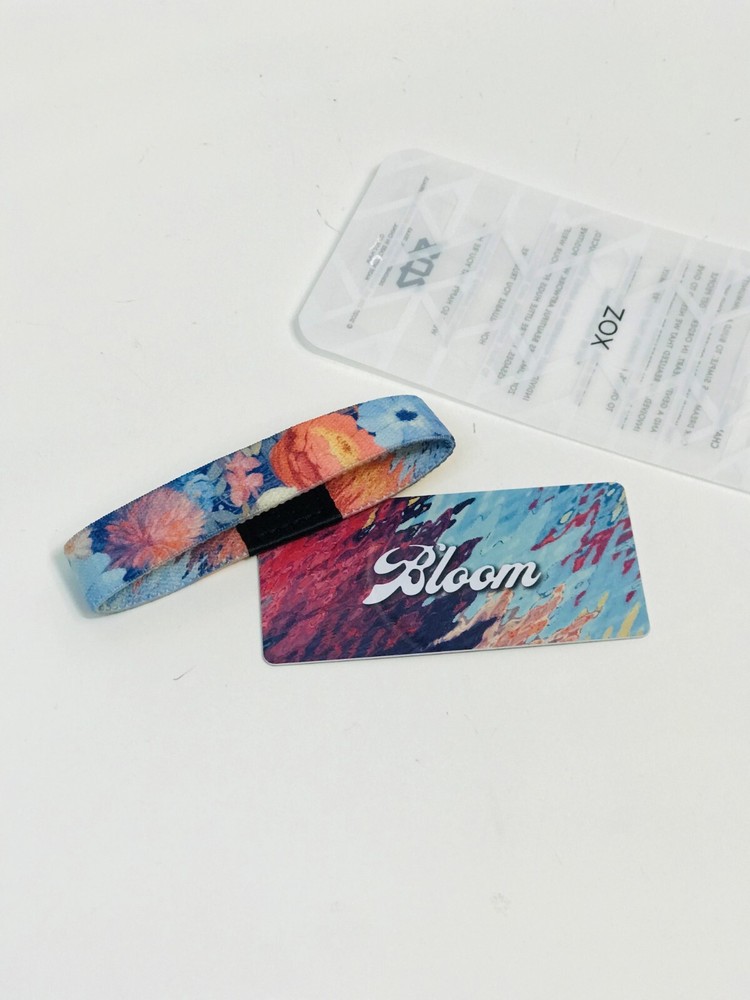 Zox **BLOOM** Silver Single MEDIUM Band w/Card NIP