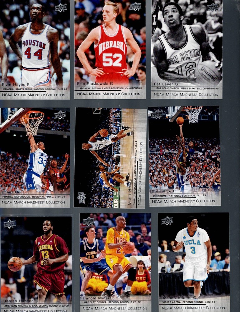2014-15 UPPERDECK NCAA MARCH MADNESS BASKETBALL COMPLETE YOUR SET U PICK